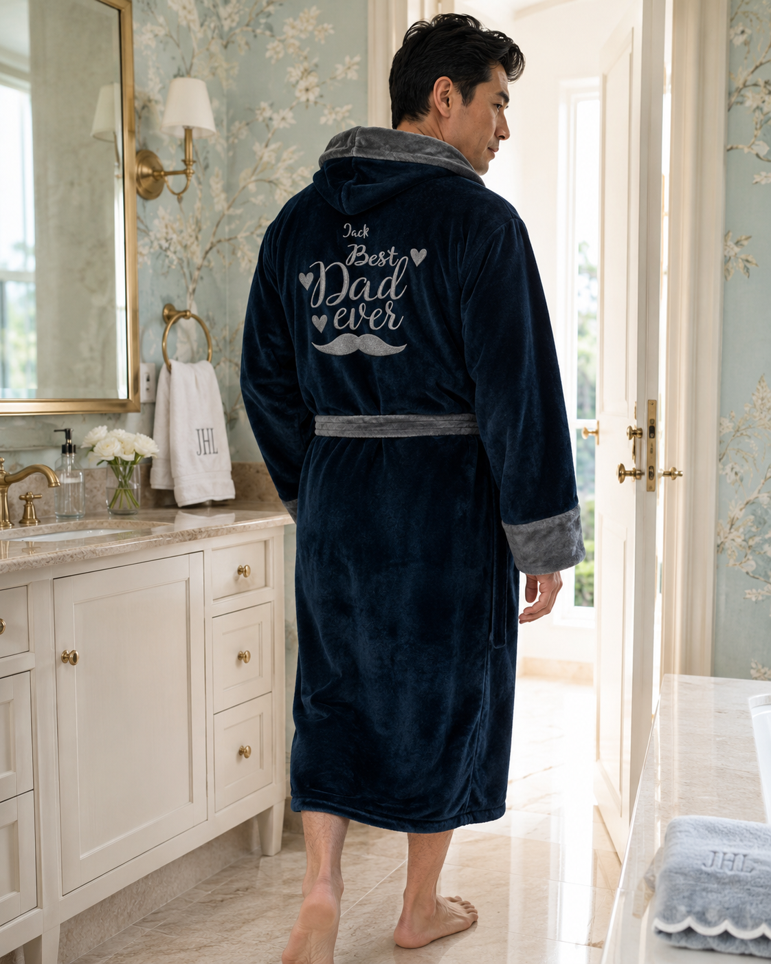 Men’s Robe with Hood – Ultra-Soft Plush Comfort for Everyday Use