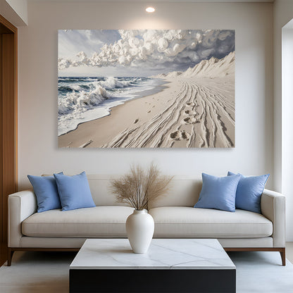 Footprints in the Sand Wall Art