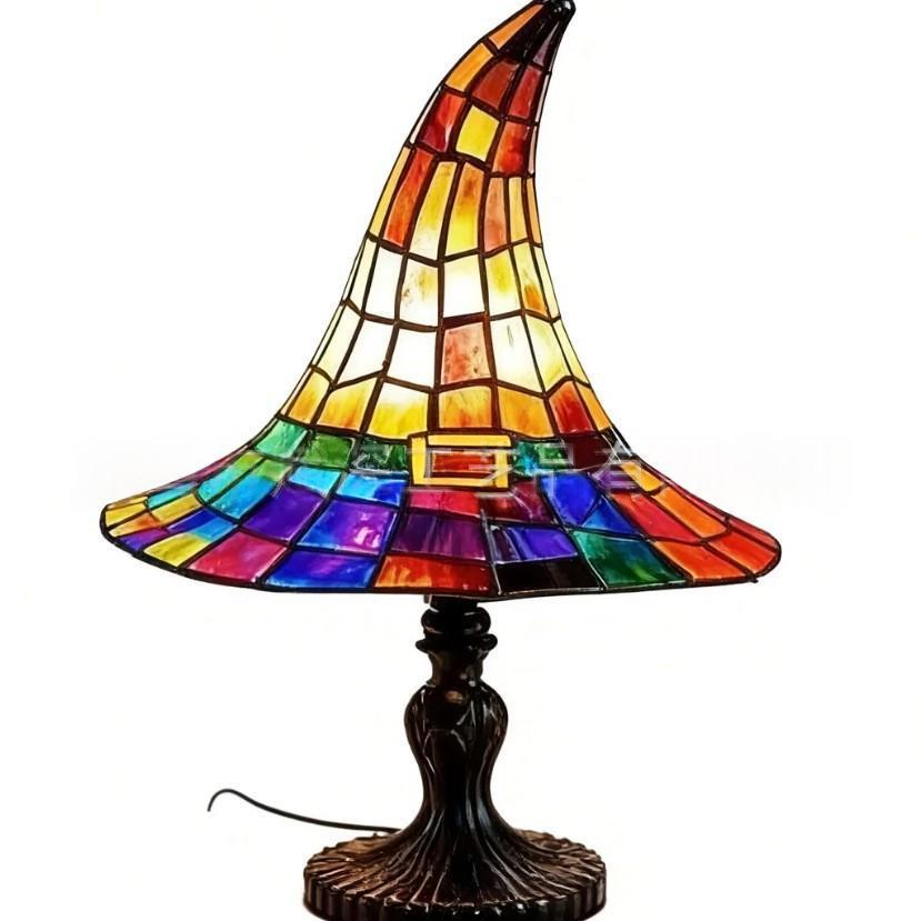 Witch Hat Gothic Night Light – Halloween Home Décor Lamp