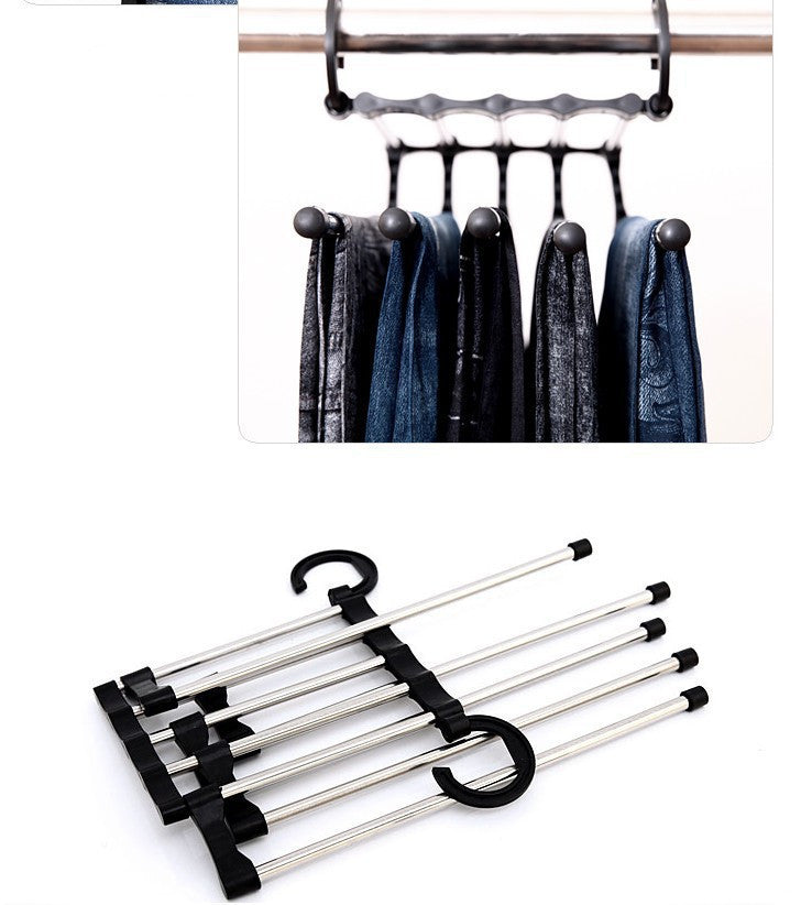 5-in-1 Space-Saving Clothes Hangers