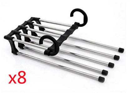5-in-1 Space-Saving Clothes Hangers