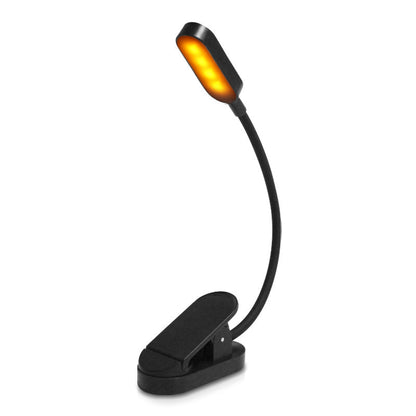 Stepless Dimming Desk Lamp Night Light For Kids Bedrooms Book Light USB Rechargeable Flexible LED Clip Reading Night Light In 3 Brightness Modes Table Lamp Desk Bedside Lantern for Reading in Bed, Travel, Music Stand