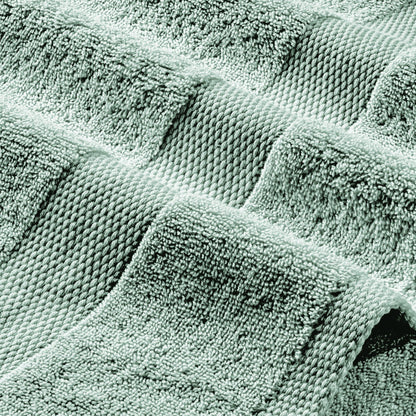 Green Washcloths Set for Body Face 12 Pack 12x12 Inch Towel Cotton Wash Cloths Bulk Spa Fingertip Wash Clothes Soft Absorbent Gym Towels