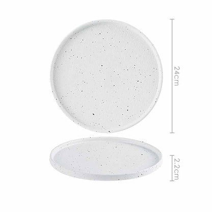 Porcelain Ceramic Bowl Dinner Plate Spoon Tableware