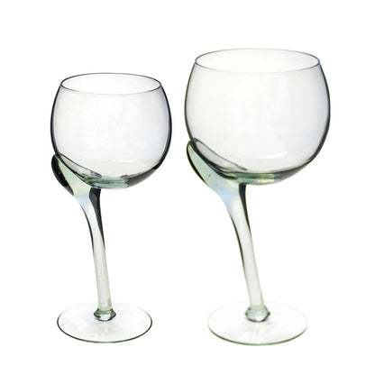 Crooked Stem Wine Glass
