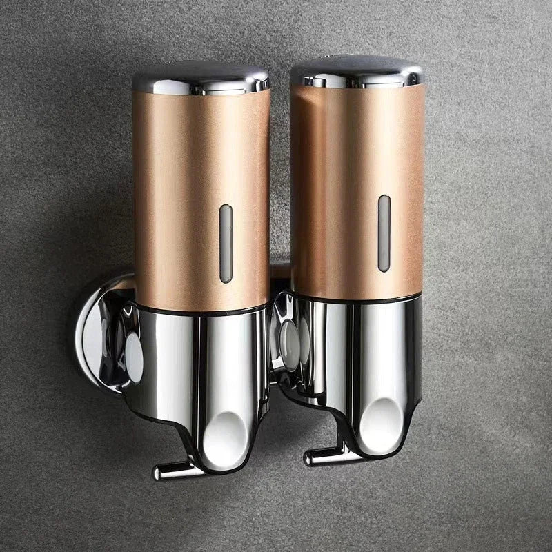 Wall-Mounted Shampoo and Soap Dispenser