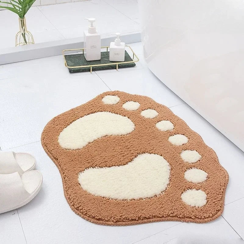 Bathroom Rugs Mats Water Absorbent Non-Slip Mat Used in Bathroom