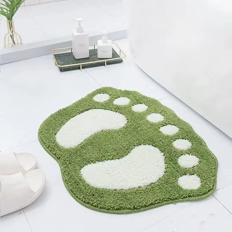Bathroom Rugs Mats Water Absorbent Non-Slip Mat Used in Bathroom