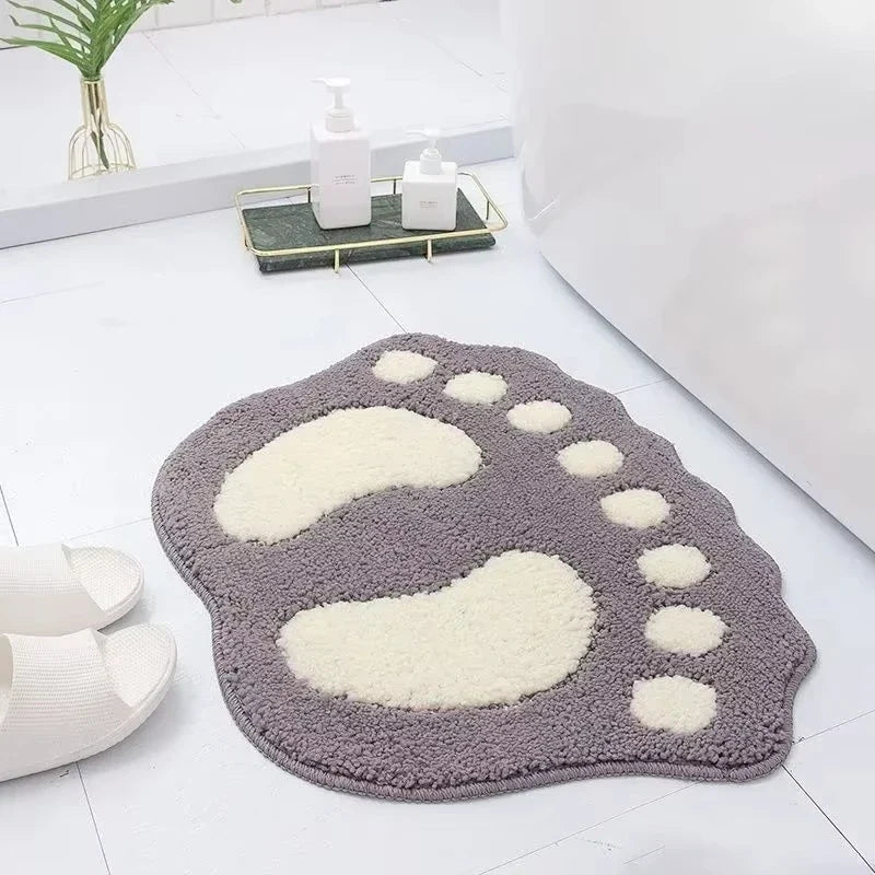 Bathroom Rugs Mats Water Absorbent Non-Slip Mat Used in Bathroom