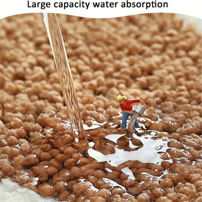 Bathroom Rugs Mats Water Absorbent Non-Slip Mat Used in Bathroom