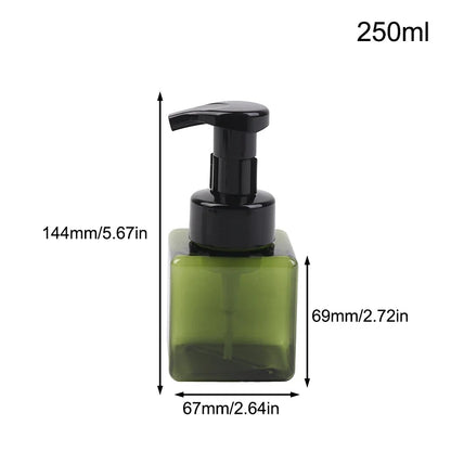 Manual Foaming Soap Dispenser | 250/450/650ml Portable Press Pump Bottle for Bathroom and Travel