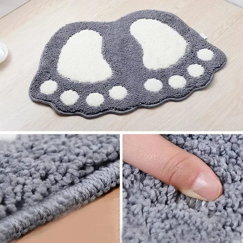 Bathroom Rugs Mats Water Absorbent Non-Slip Mat Used in Bathroom