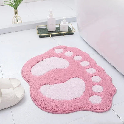 Bathroom Rugs Mats Water Absorbent Non-Slip Mat Used in Bathroom
