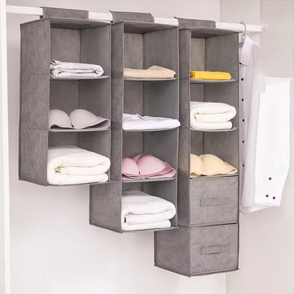 Hanging Closet Organizer with Drawers