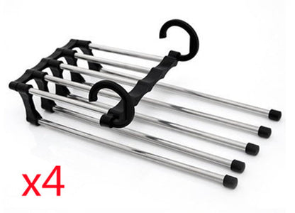 5-in-1 Space-Saving Clothes Hangers