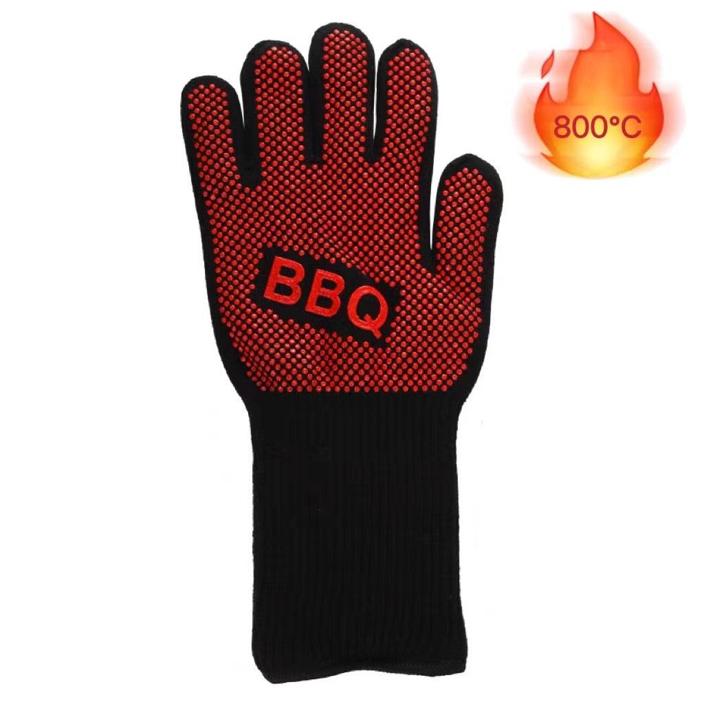 Heat-Resistant Silicone BBQ & Oven Gloves