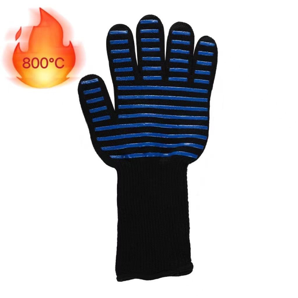 Heat-Resistant Silicone BBQ & Oven Gloves