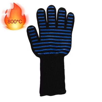 Heat-Resistant Silicone BBQ & Oven Gloves