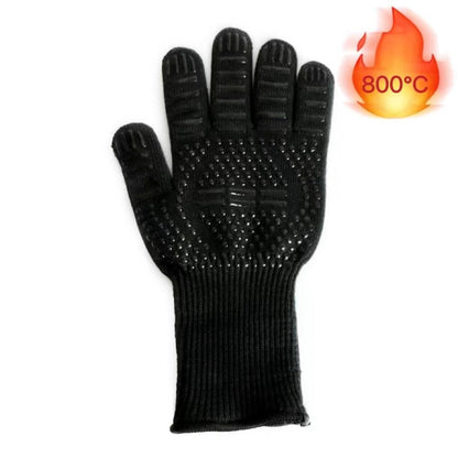 Heat-Resistant Silicone BBQ & Oven Gloves