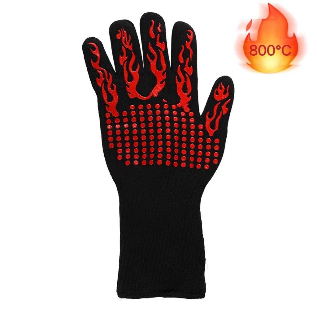 Heat-Resistant Silicone BBQ & Oven Gloves