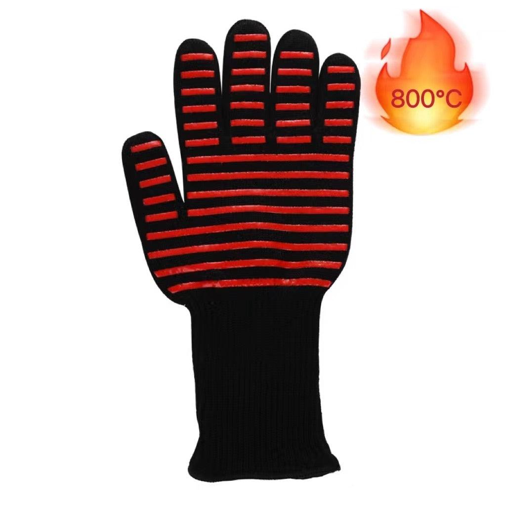 Heat-Resistant Silicone BBQ & Oven Gloves