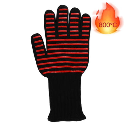 Heat-Resistant Silicone BBQ & Oven Gloves