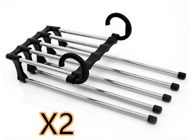 5-in-1 Space-Saving Clothes Hangers