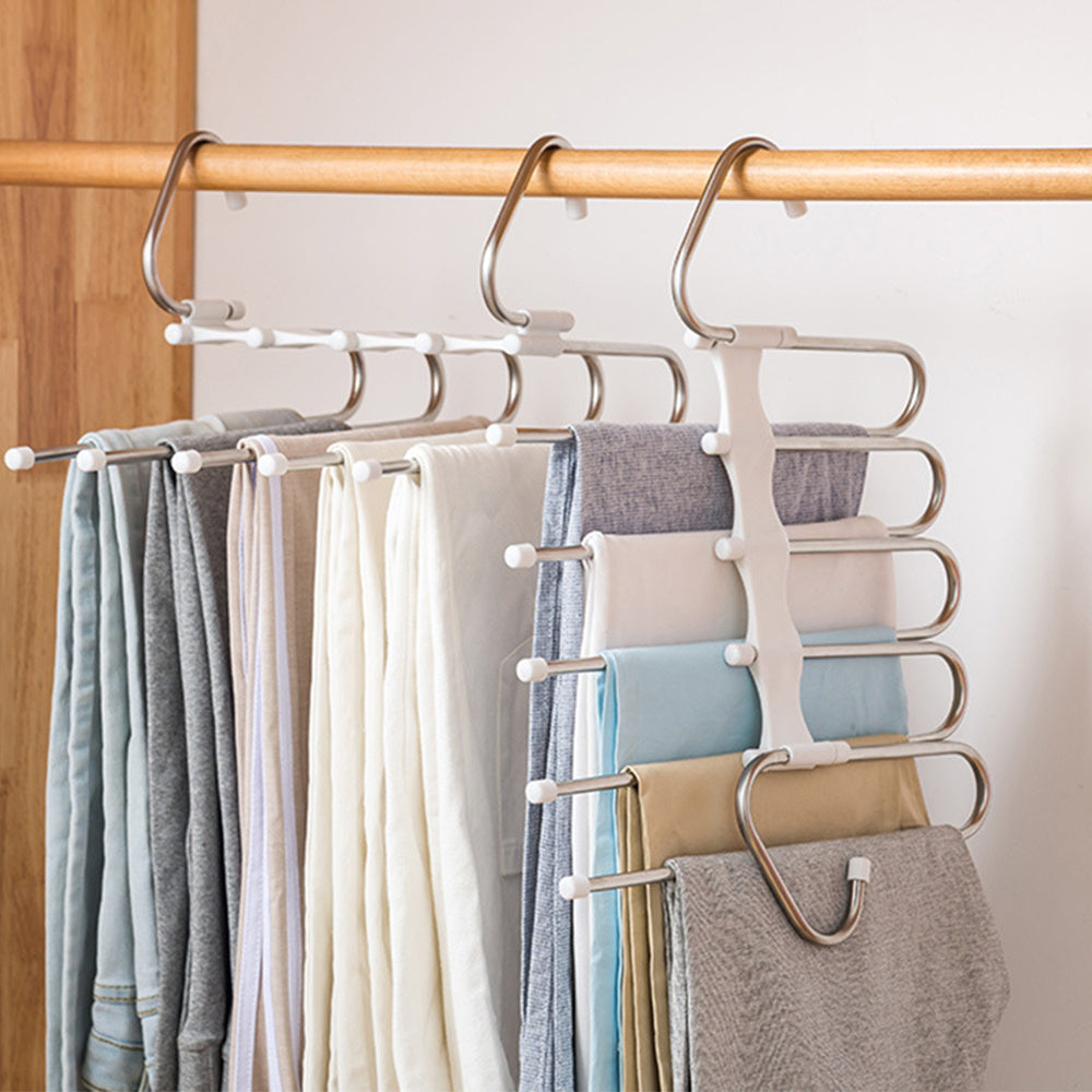 5-in-1 Space-Saving Clothes Hangers