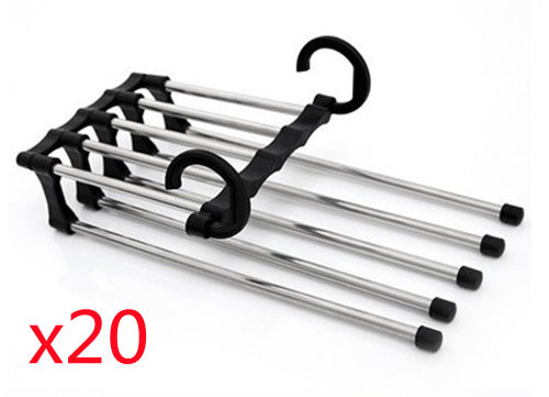 5-in-1 Space-Saving Clothes Hangers