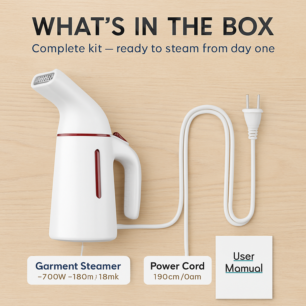 Garments Steamer Portable Handheld Travel Steamer