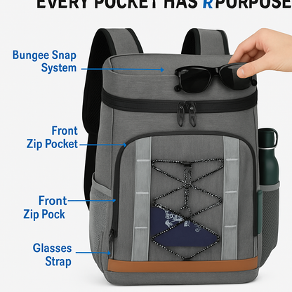 Cooler Backpack Insulated for Picnics and Travel