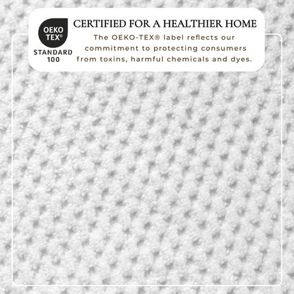 100% Cotton Checkered Jacquard Bath Towel Set - Giuliana Collection