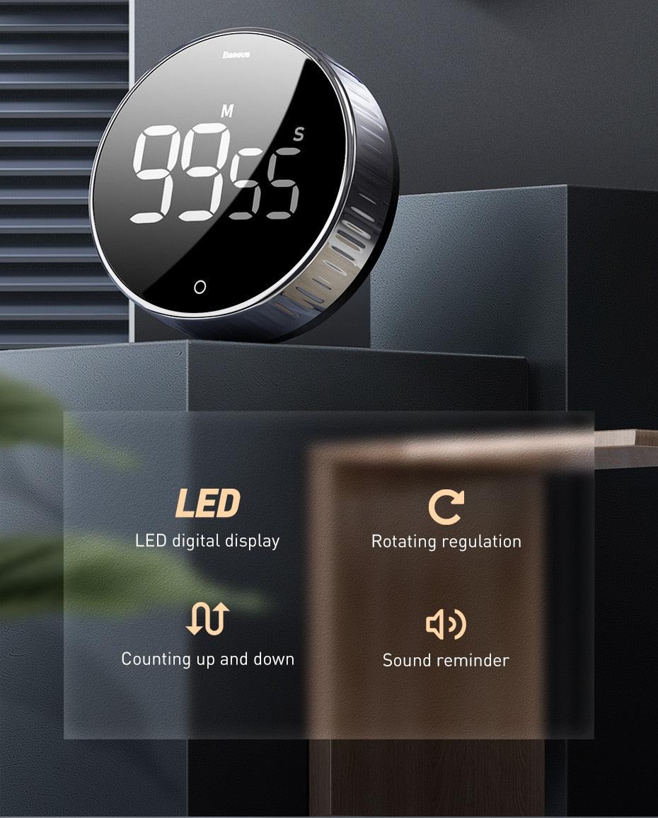 LED Magnetic Digital Kitchen Timer