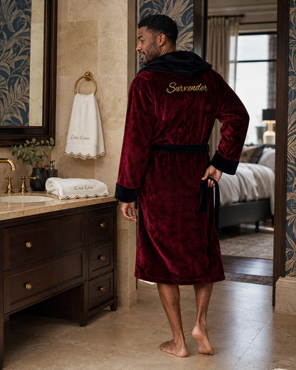 Men’s Robe with Hood – Ultra-Soft Plush Comfort for Everyday Use