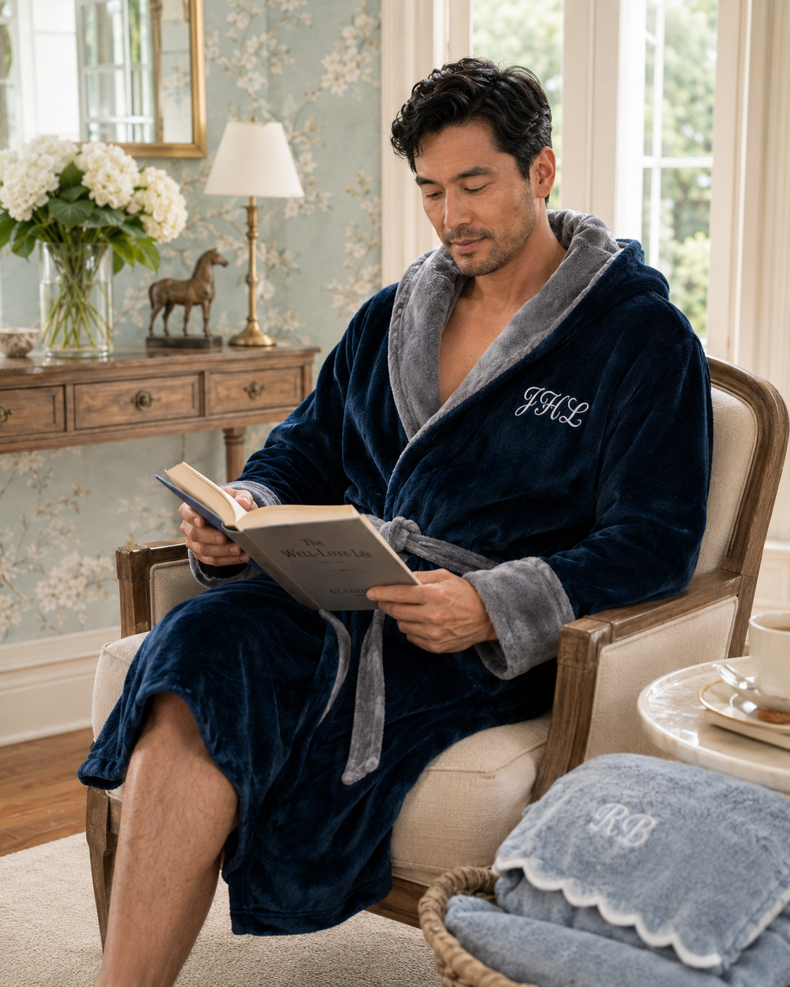 Men’s Robe with Hood – Ultra-Soft Plush Comfort for Everyday Use