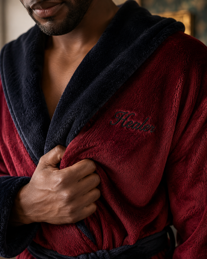 Men’s Robe with Hood – Ultra-Soft Plush Comfort for Everyday Use