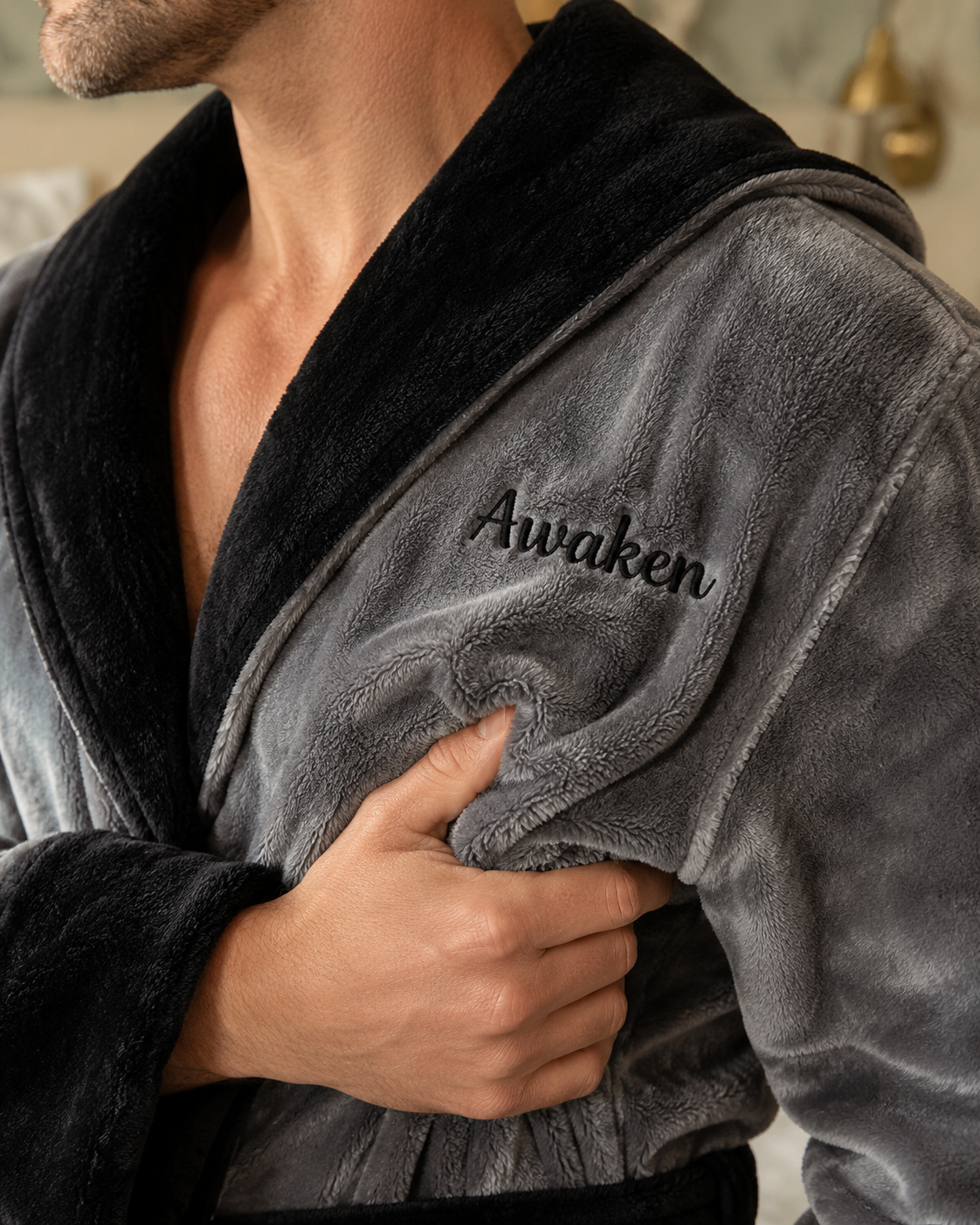 Men’s Robe with Hood – Ultra-Soft Plush Comfort for Everyday Use