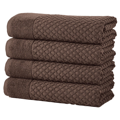 Cotton Diamond Waffle Weave Bath Towel Set - Grayson Collection