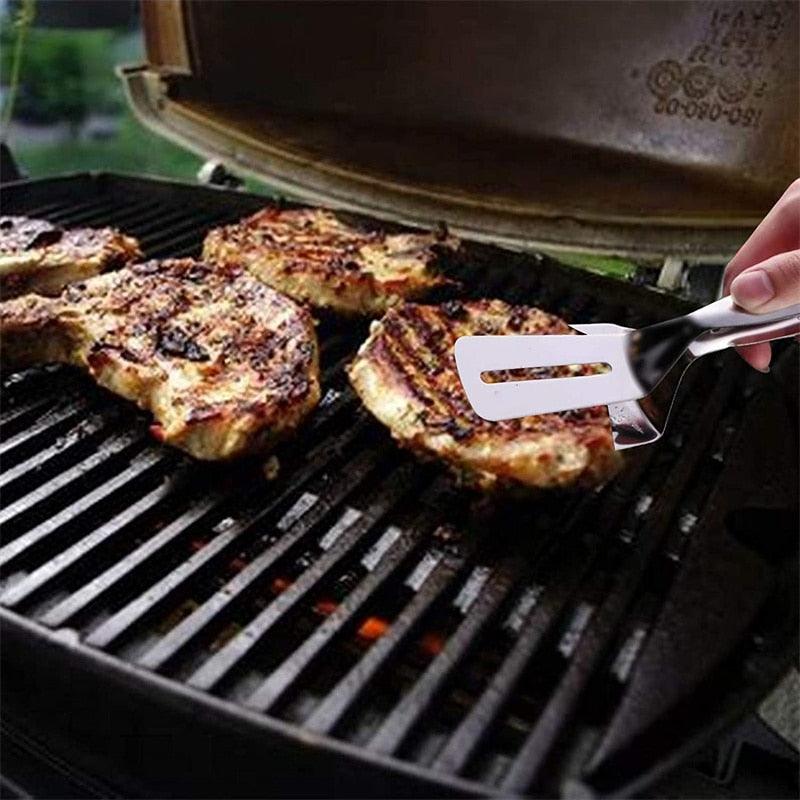 Stainless Steel Multi-Purpose Cooking Tongs