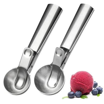 Stainless Steel Trigger Scoop for Ice Cream & Food