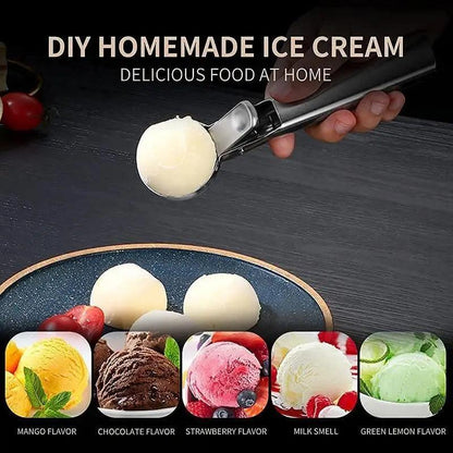 Stainless Steel Trigger Scoop for Ice Cream & Food